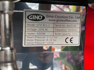 Máy pha cà phê tự động Gino GTC-811-1