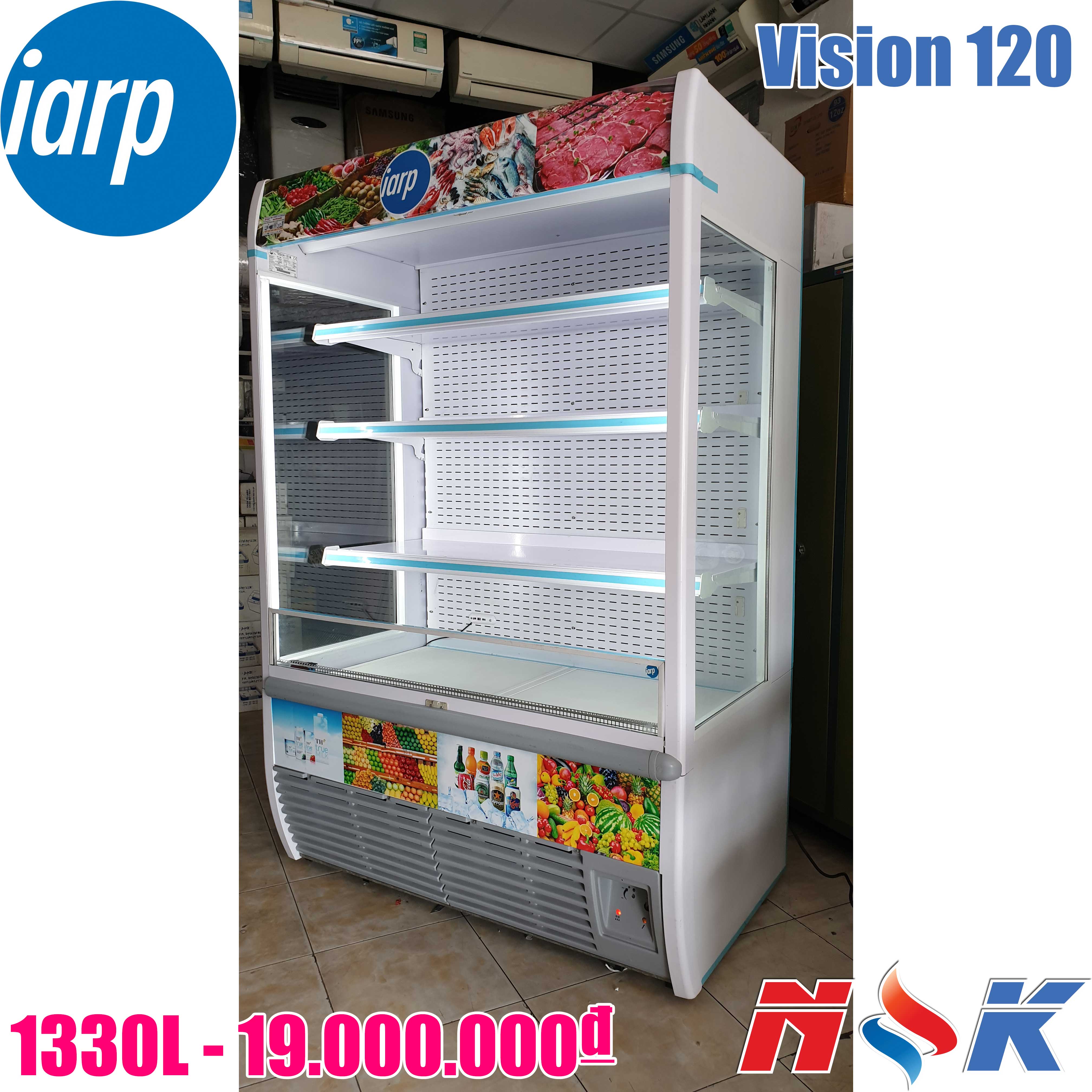 Tủ mát trưng bày siêu thị IARP VISION 120 1330 lít